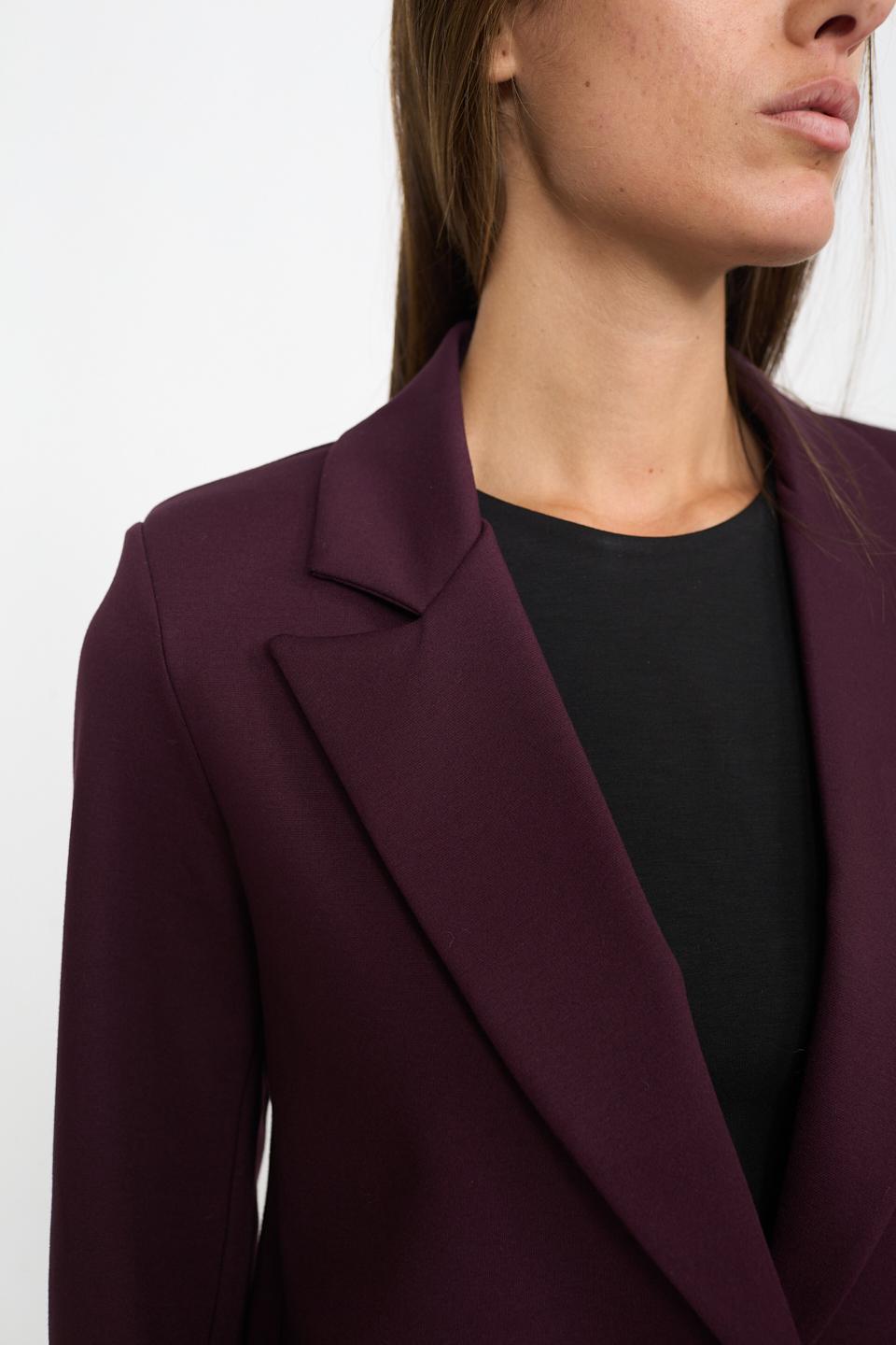 Giacca spacco dietro burgundy - Autunno - Inverno 2025 | Brend