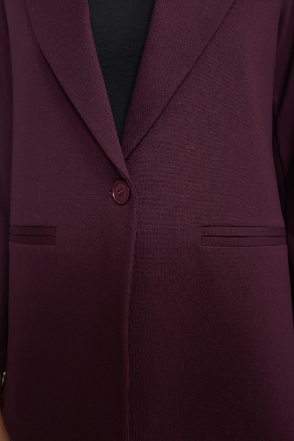 Giacca spacco dietro burgundy - Autunno - Inverno 2025 | Brend