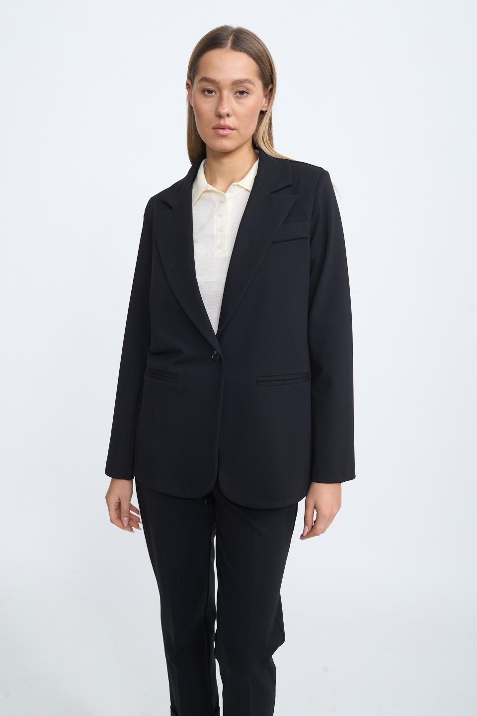 Giacca spacco dietro nero - Autunno - Inverno 2025 | Brend