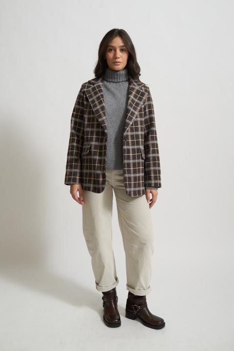 Giacca revers dritta check moro - Autunno - Inverno 2025 | Brend