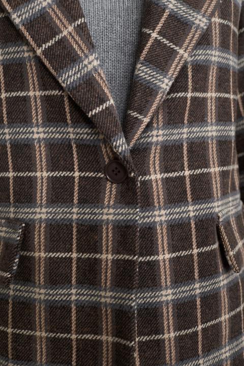 Giacca revers dritta check moro - Autunno - Inverno 2025 | Brend