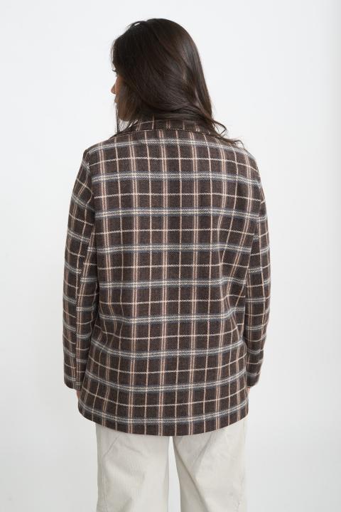 Giacca revers dritta check moro - Autunno - Inverno 2025 | Brend