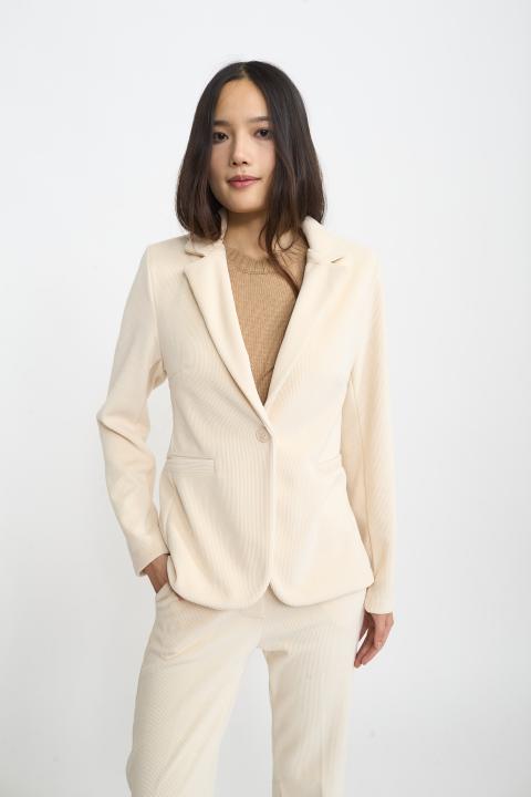 Giacca avvitata velluto panna - Autunno - Inverno 2025 | Brend