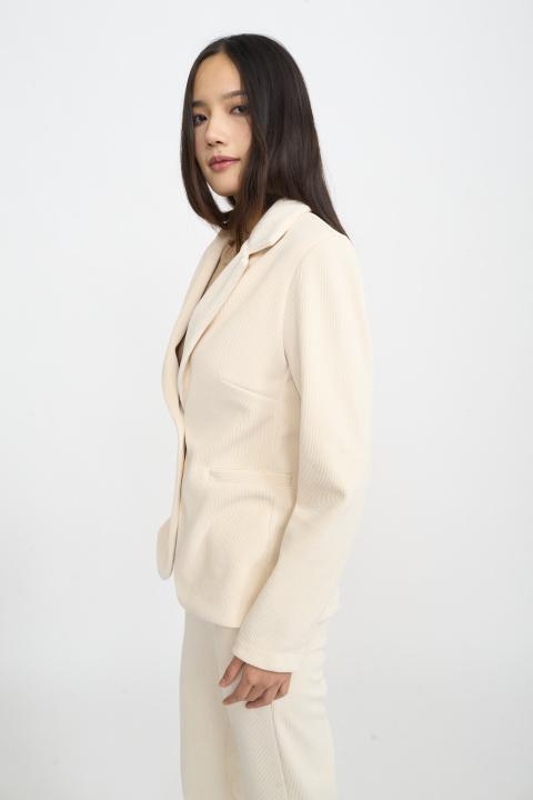 Giacca avvitata velluto panna - Autunno - Inverno 2025 | Brend