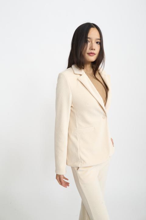 Giacca avvitata velluto panna - Autunno - Inverno 2025 | Brend