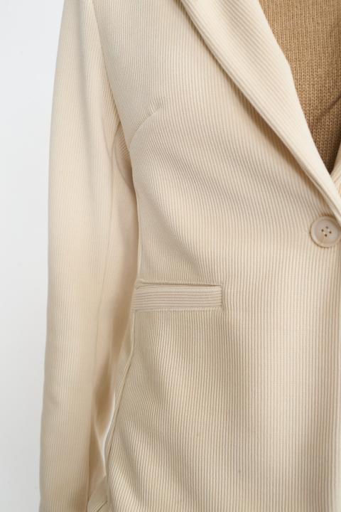 Giacca avvitata velluto panna - Autunno - Inverno 2025 | Brend