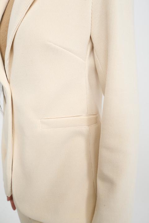 Giacca avvitata velluto panna - Autunno - Inverno 2025 | Brend