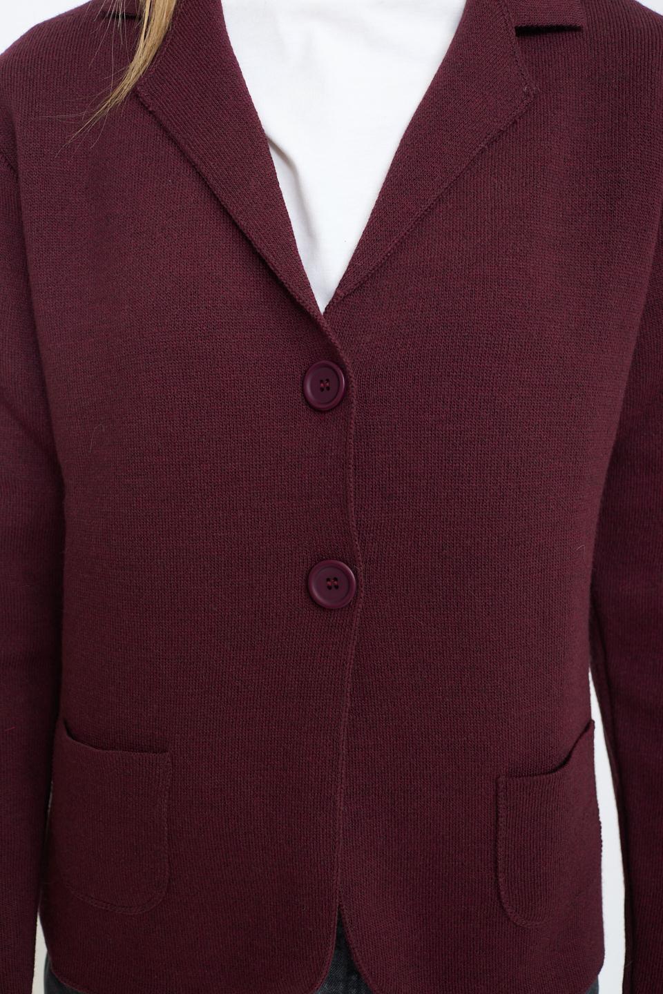 Giacca 2 bottoni tasche bordeaux - Autunno - Inverno 2025 | Brend