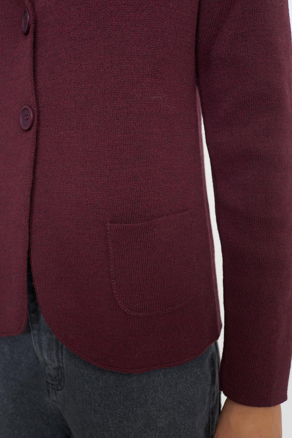 Giacca 2 bottoni tasche bordeaux - Autunno - Inverno 2025 | Brend