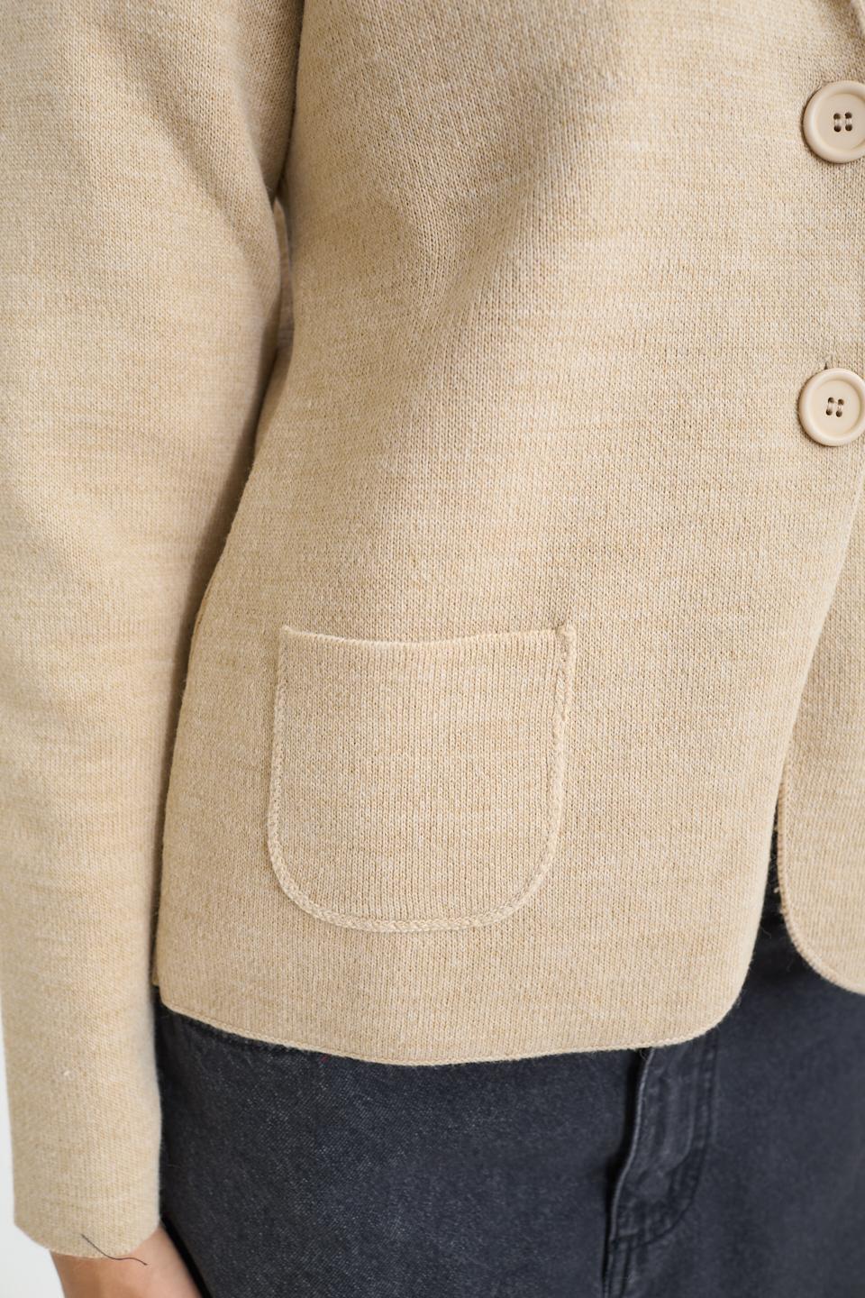 Giacca 2 bottoni tasche champagne - Autunno - Inverno 2025 | Brend