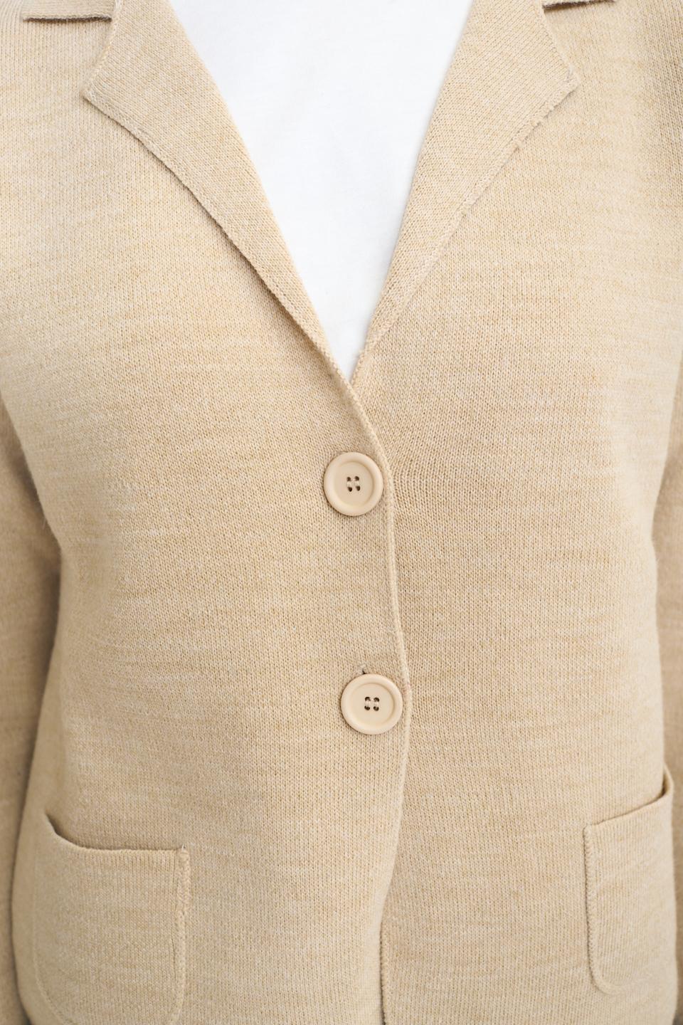 Giacca 2 bottoni tasche champagne - Autunno - Inverno 2025 | Brend