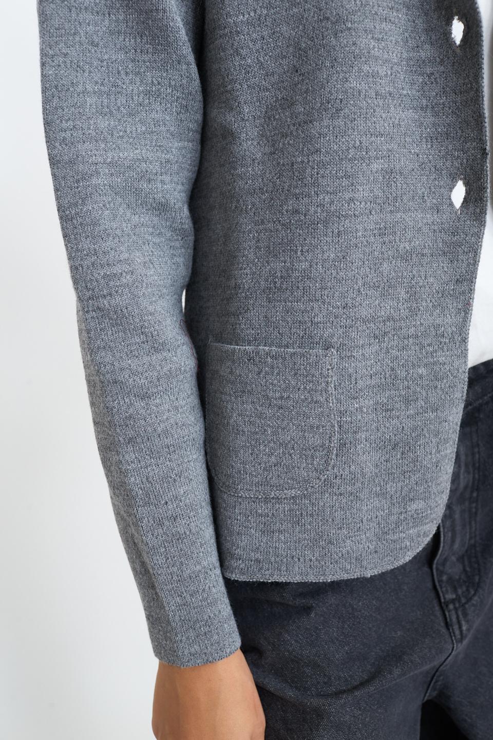 Giacca 2 bottoni tasche grigio - Autunno - Inverno 2025 | Brend