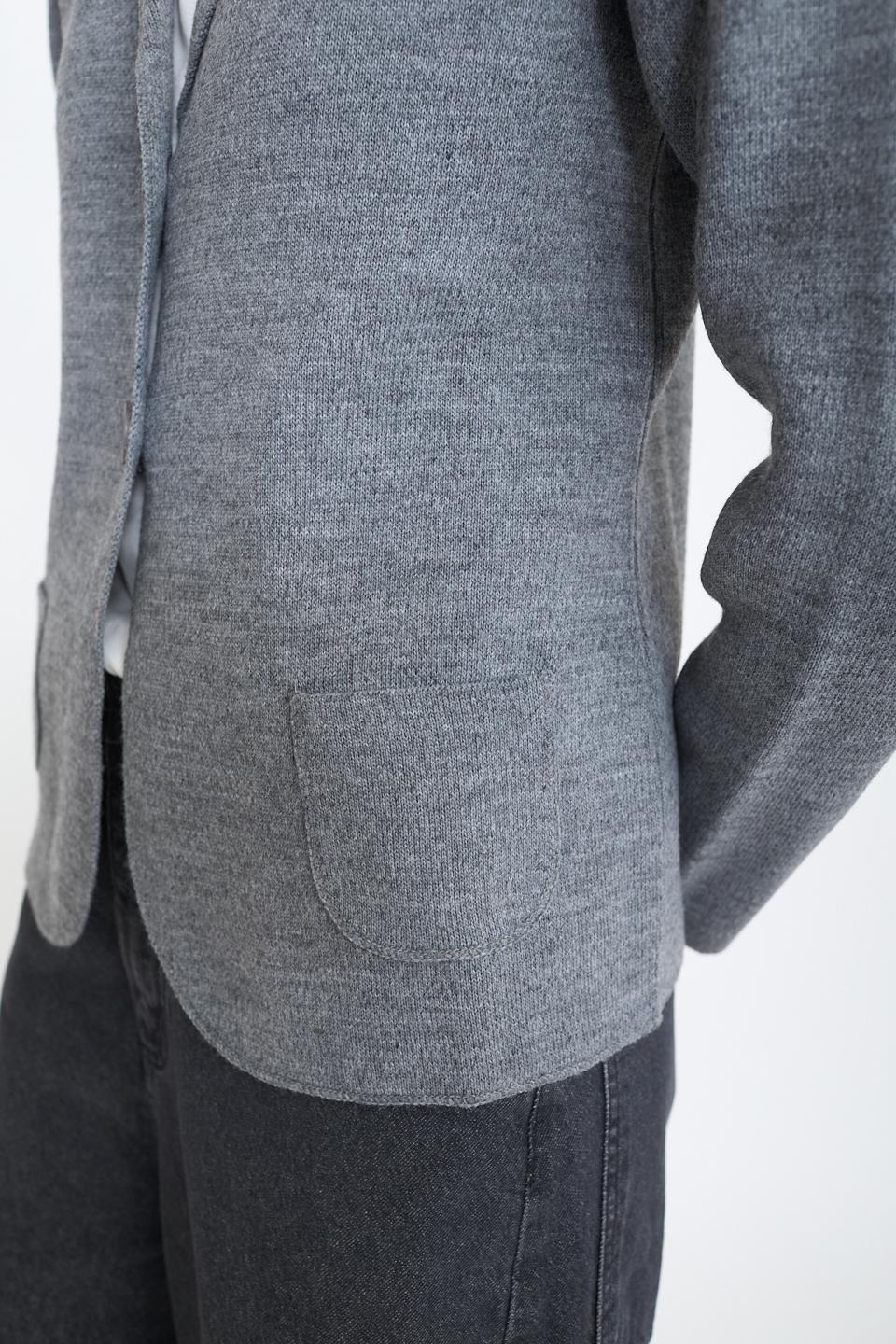 Giacca 2 bottoni tasche grigio - Autunno - Inverno 2025 | Brend