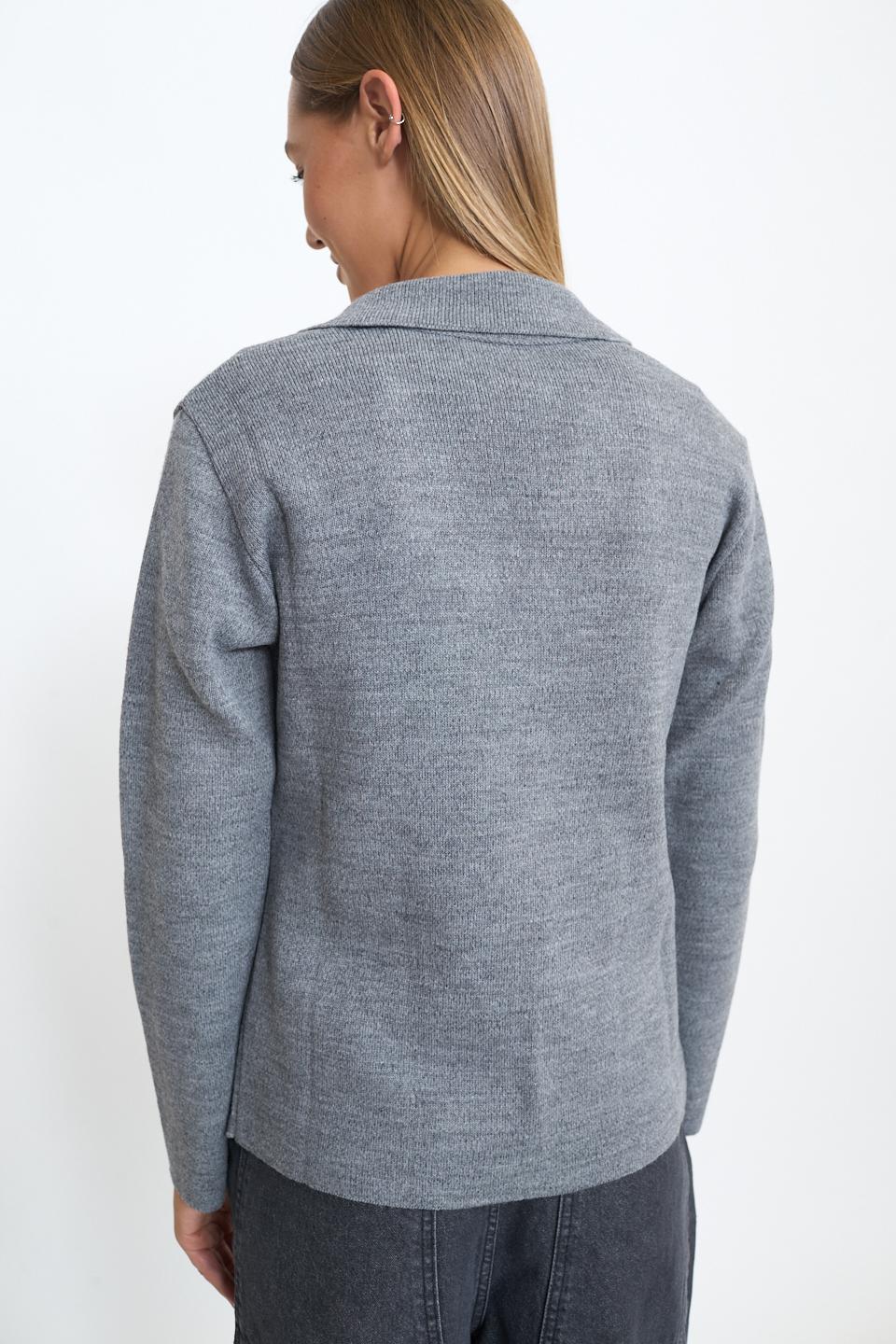 Giacca 2 bottoni tasche grigio - Autunno - Inverno 2025 | Brend