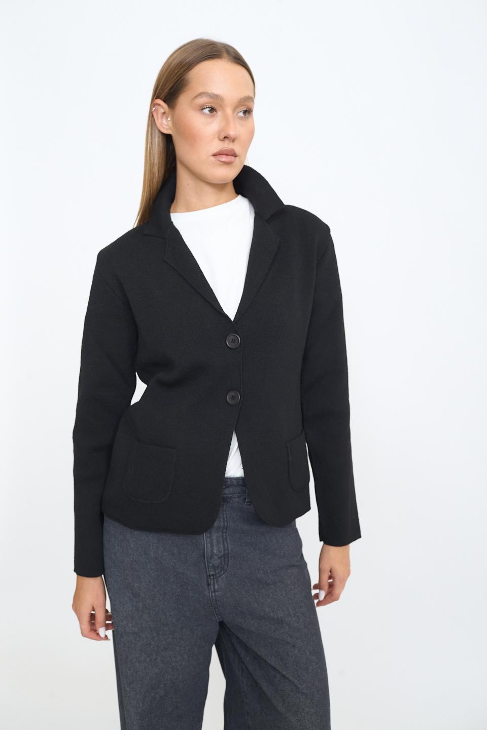 Giacca 2 bottoni tasche nero - Autunno - Inverno 2025 | Brend