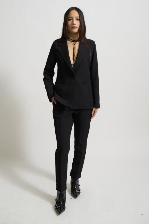 Giacca avvitata 1 bottone nero - Autunno - Inverno 2025 | Brend