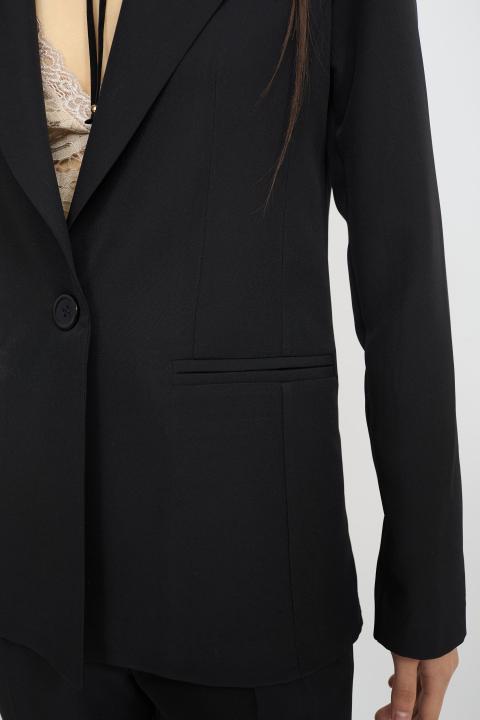 Giacca avvitata 1 bottone nero - Autunno - Inverno 2025 | Brend