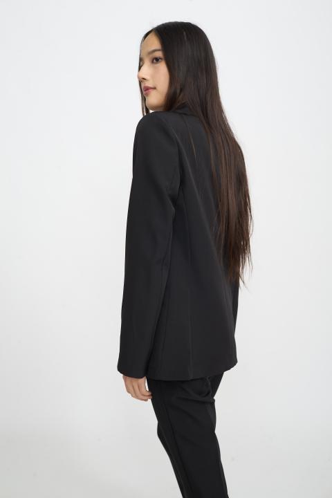 Giacca avvitata 1 bottone nero - Autunno - Inverno 2025 | Brend