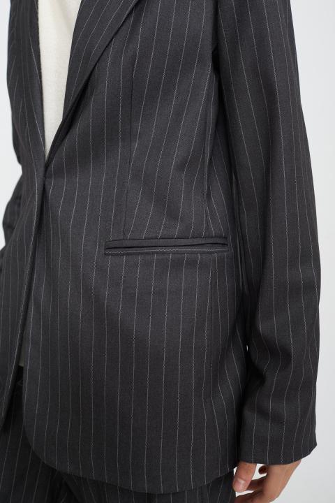 Giacca revers gessata gessati grigio - Autunno - Inverno 2025 | Brend