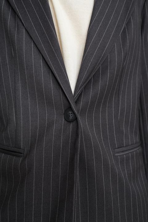 Giacca revers gessata gessati grigio - Autunno - Inverno 2025 | Brend