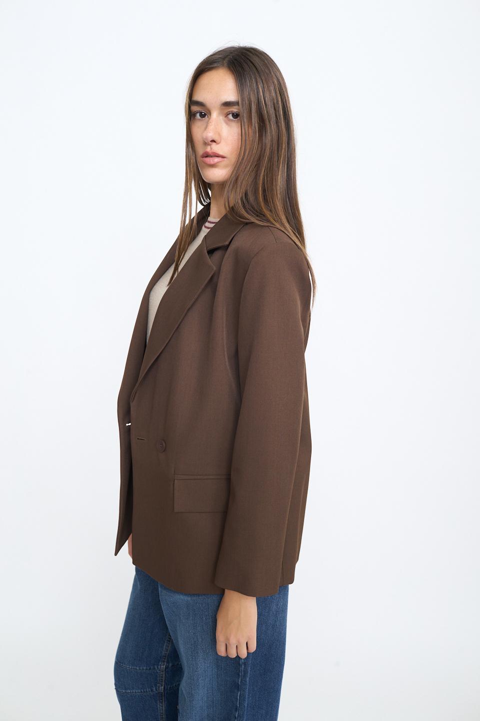 Giacca over doppio petto moro - Autunno - Inverno 2025 | Brend