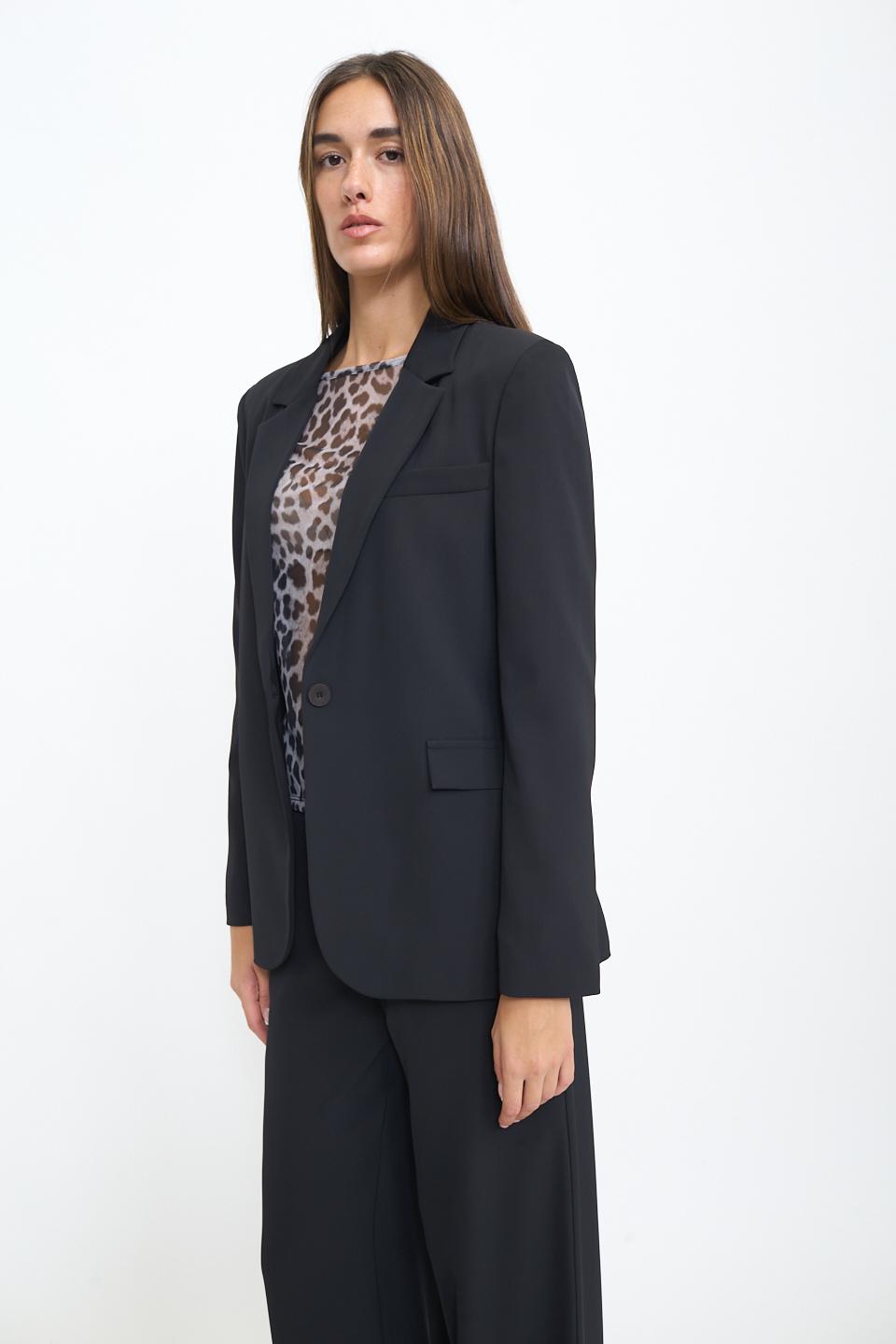 Giacca revers pattine nero - Autunno - Inverno 2025 | Brend