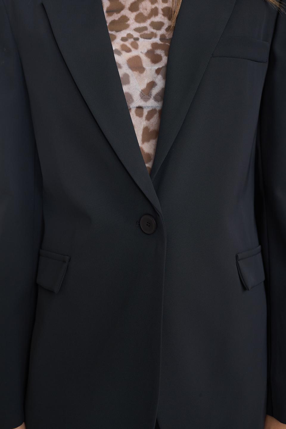 Giacca revers pattine nero - Autunno - Inverno 2025 | Brend