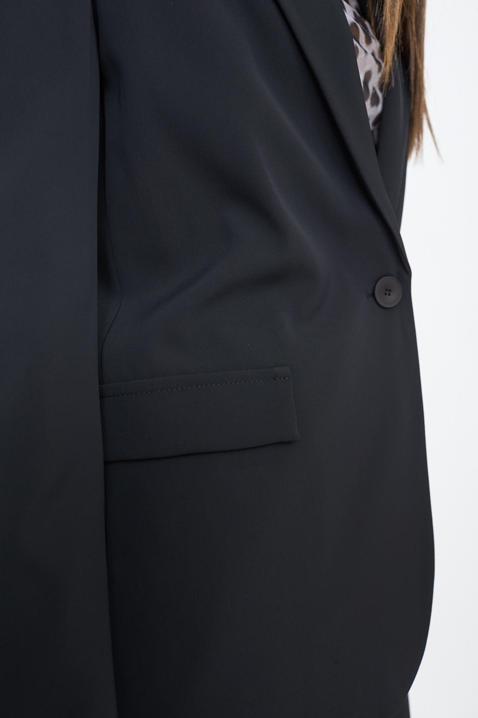 Giacca revers pattine nero - Autunno - Inverno 2025 | Brend