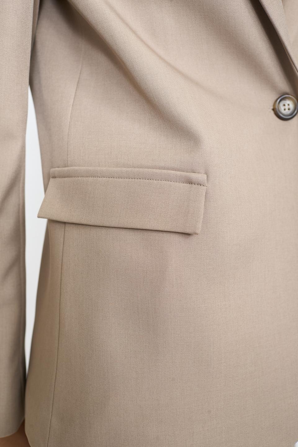 Giacca 1 bottone pattine mousse - Autunno - Inverno 2025 | Brend