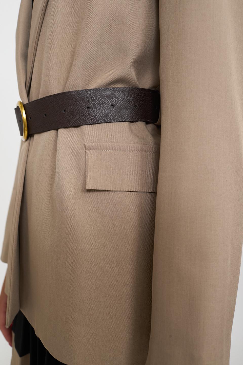 Giacca pattine con cinta mousse - Autunno - Inverno 2026 | Brend