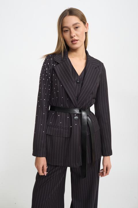 Giacca strass cinta moro - Autunno - Inverno 2025 | Brend