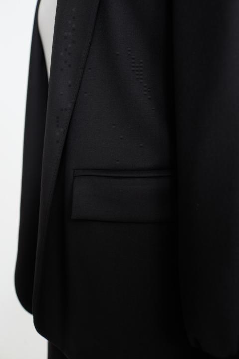 Giacca applicazioni spalla nero - Autunno - Inverno 2025 | Brend