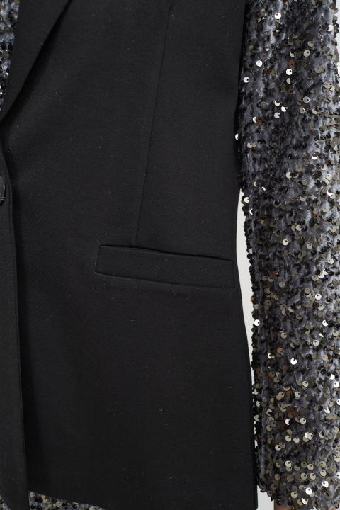 Giacca manica paillettes nero/grigio - Autunno - Inverno 2026 | Brend