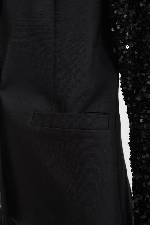 Giacca manica paillettes nero/nero - Autunno - Inverno 2025 | Brend