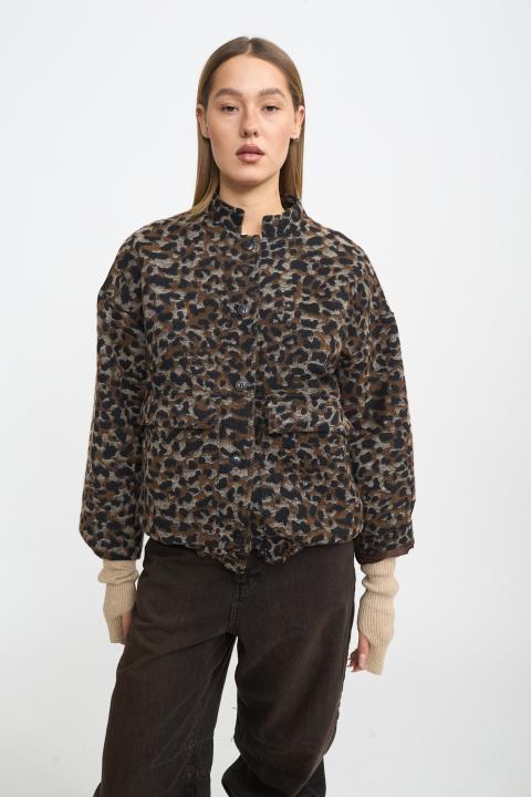 Bomber jacquard tasche maculato - Autunno - Inverno 2025 | Brend