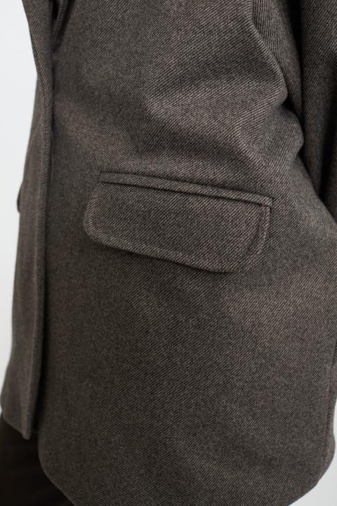 Giacca over bottoni gioiello moro - Autunno - Inverno 2025 | Brend