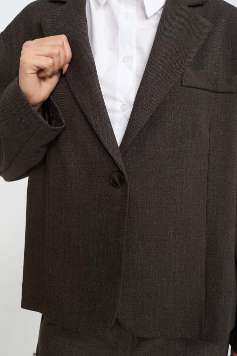 Giacca over cropped moro - Autunno - Inverno 2025 | Brend