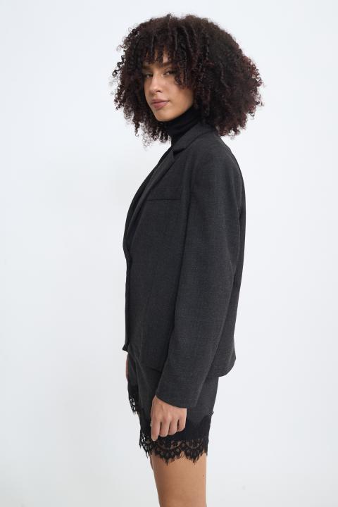 Giacca over cropped nero - Autunno - Inverno 2025 | Brend