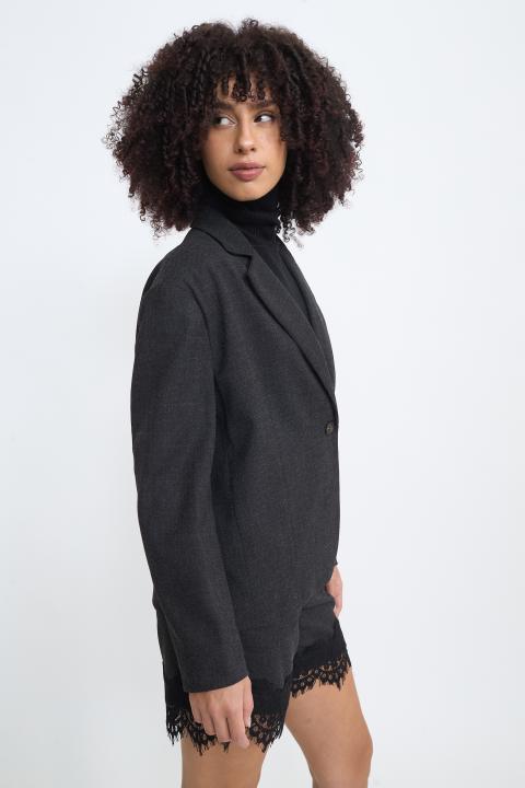 Giacca over cropped nero - Autunno - Inverno 2025 | Brend