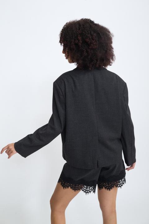 Giacca over cropped nero - Autunno - Inverno 2025 | Brend