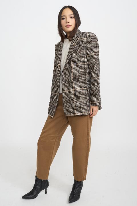 Giacca doppio petto check moro - Autunno - Inverno 2025 | Brend