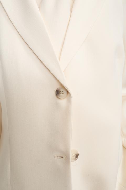 Giacca revers con cravatta panna - Autunno - Inverno 2025 | Brend