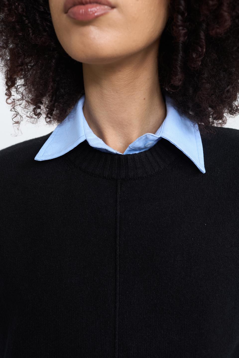Gilet fascia costine nero - Autunno - Inverno 2025 | Brend
