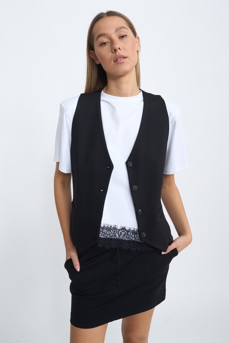 Gilet modello uomo nero - Autunno - Inverno 2025 | Brend