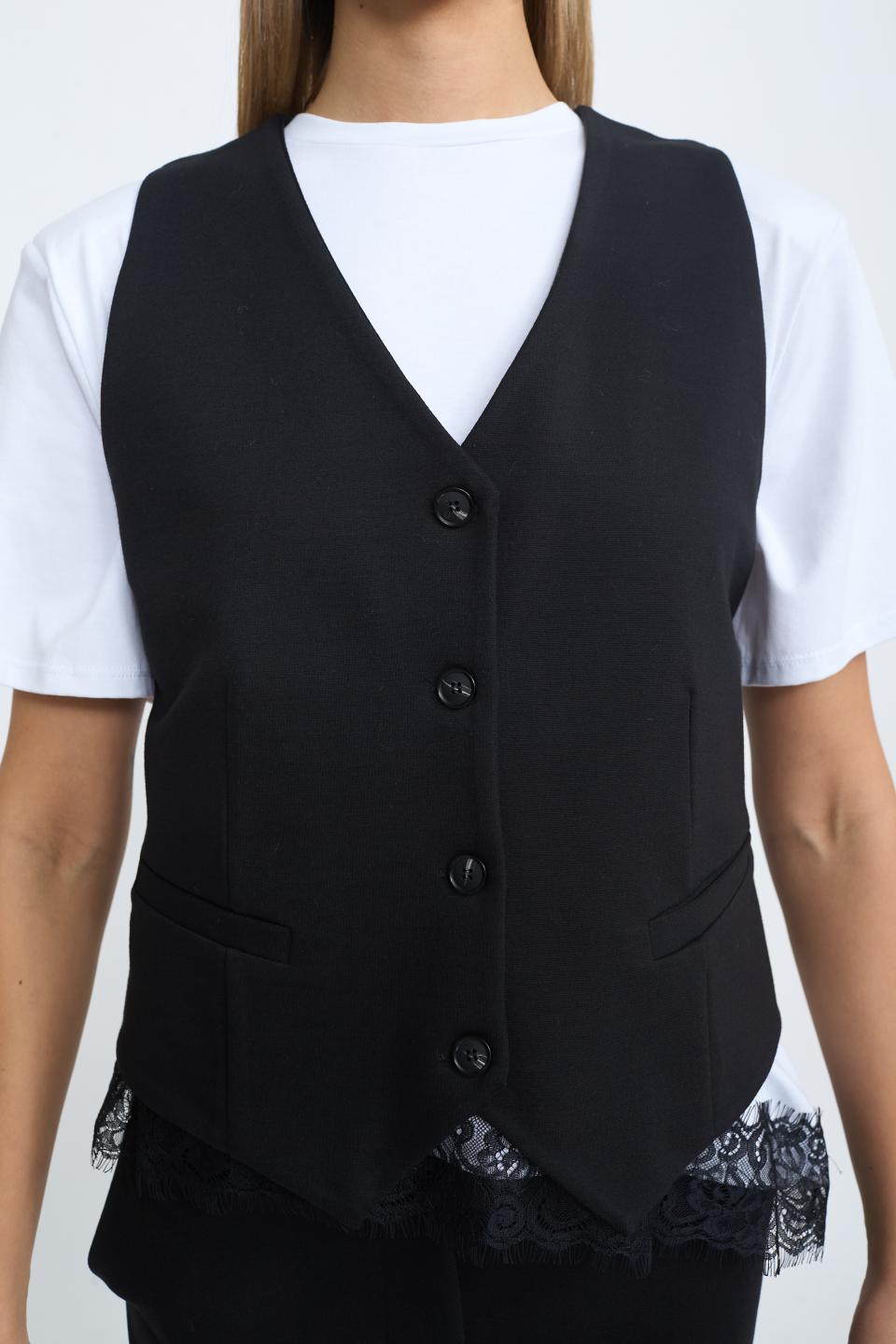 Gilet modello uomo nero - Autunno - Inverno 2025 | Brend