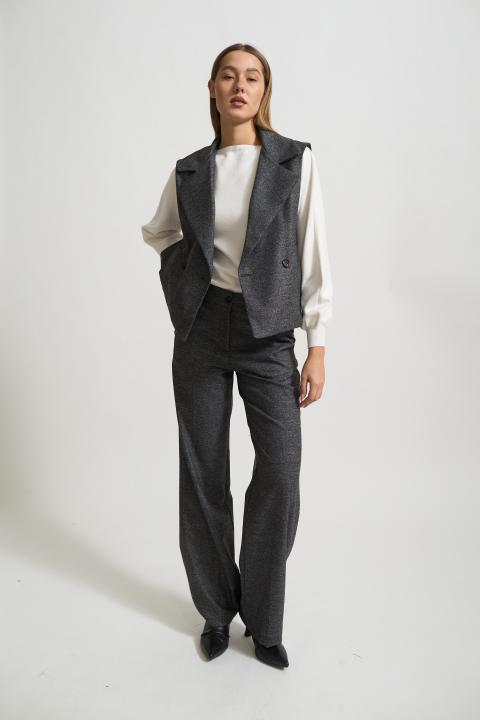 Gilet revers doppio petto sale/pepe - Autunno - Inverno 2025 | Brend