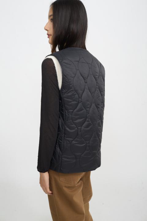 Gilet over imbottito nero - Autunno - Inverno 2025 | Brend