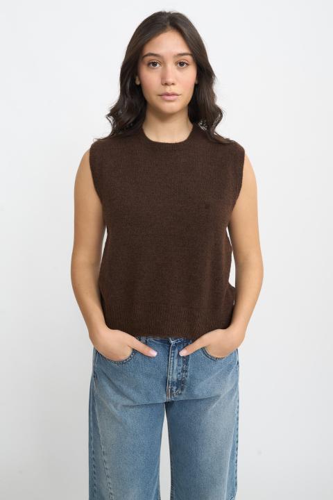 Gilet scollo rotondo moro - Autunno - Inverno 2025 | Brend