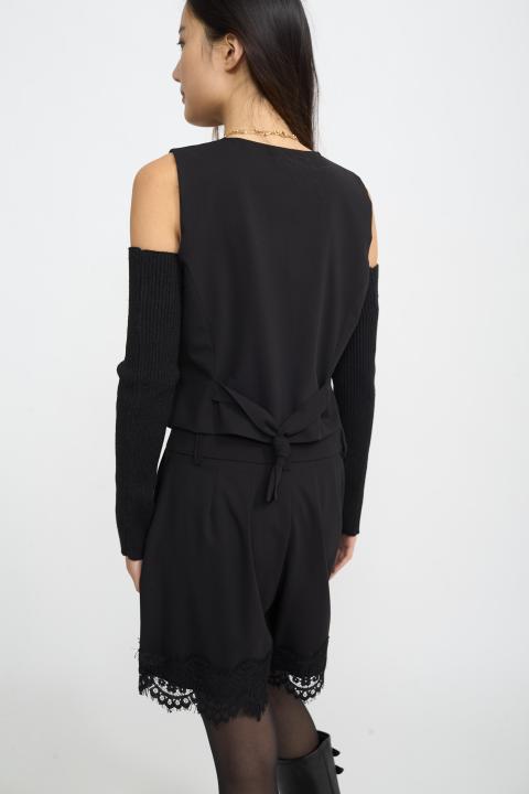 Gilet 3 bottoni nero - Autunno - Inverno 2025 | Brend