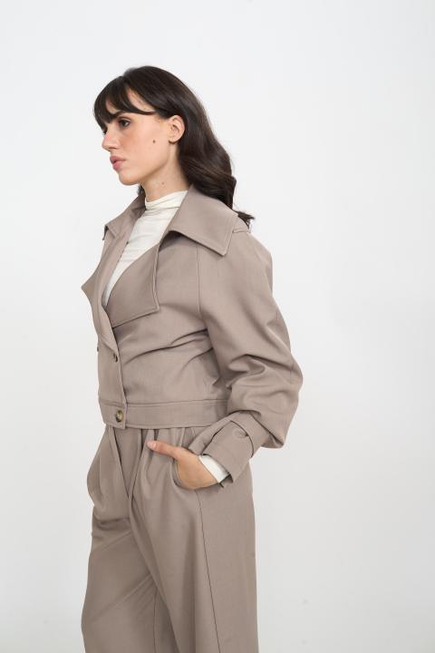 Giubbino crop doppio petto casha - Autunno - Inverno 2025 | Brend